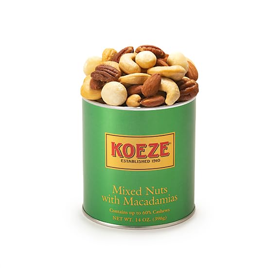 Koeze Mixed Nuts with Macadamias - 14 oz. Gift Tin