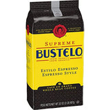 Supreme Bustelo Espresso Style Whole Bean Coffee, Dark Roast, 32 oz., Each (SMU01800)