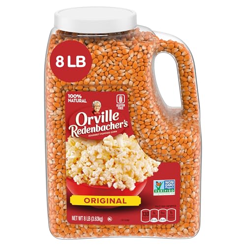 Orville Redenbacher's Gourmet Popcorn Kernels, Original Yellow, 4g Fiber Per Serving, 8 lb.