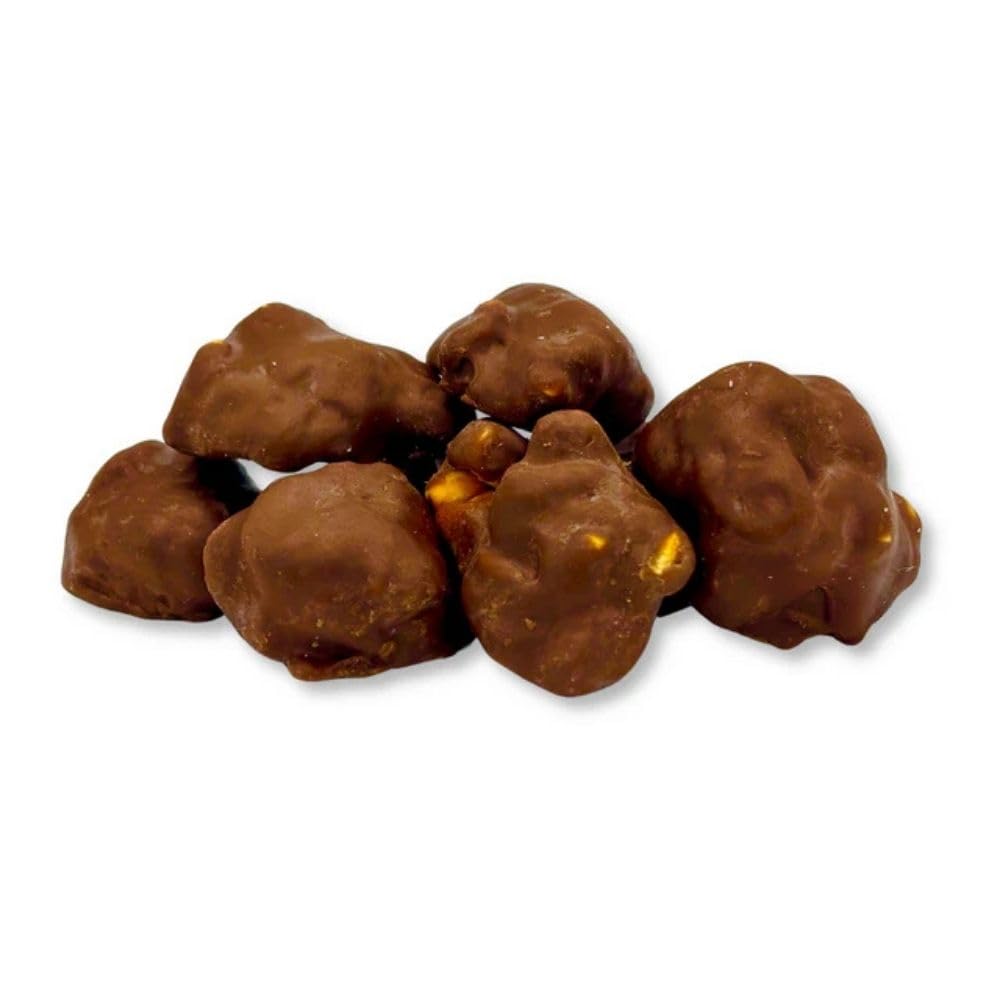 Peanut and Caramel Chocolate Bars, Fun Size Candy - 1 lb Bulk Bag (Approx. 40 pieces)