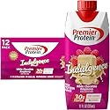 Premier Protein Shake INDULGENCE, White Chocolate Raspberry, 30g Protein, 170 Calories, 3g Sugar, 11 fl oz, 12 Pack