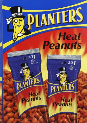 Planters Heat PeanutsTubes - 1.75 oz - 18 ct