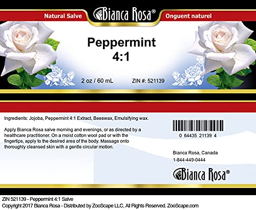 Bianca Rosa Peppermint 4:1 Salve (2 oz, ZIN: 521139) - 2 Pack