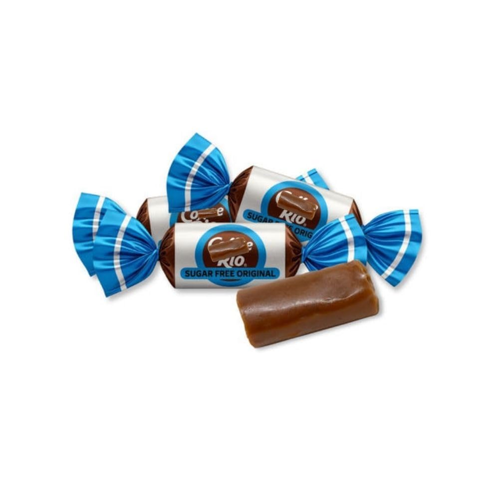 Sugar Free Original Coffee Flavored Hard Candy Individually Wrapped Bulk Bag - 1 lb (Approx. 80 pieces)