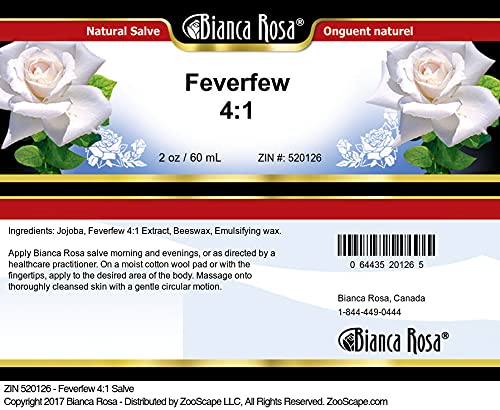 Bianca Rosa Feverfew 4:1 Salve (2 oz, ZIN: 520126)