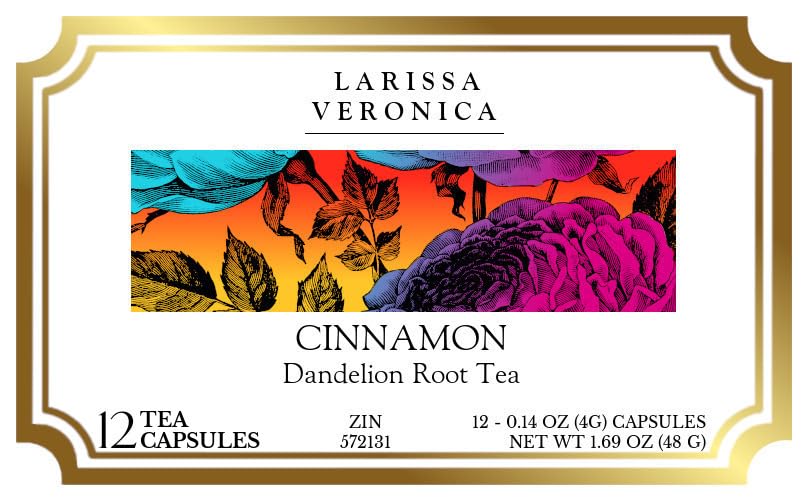 Cinnamon Dandelion Root Tea (Single Serve K-Cup Pods) (12 pods, ZIN: 572131) - 3 Pack