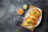 New York Steak & Seafood Handcrafted Empanadas - 24 of Golden Fried or Baked Empanadas with 3-4 Minutes Fry Time (Beef (Pack of 24))