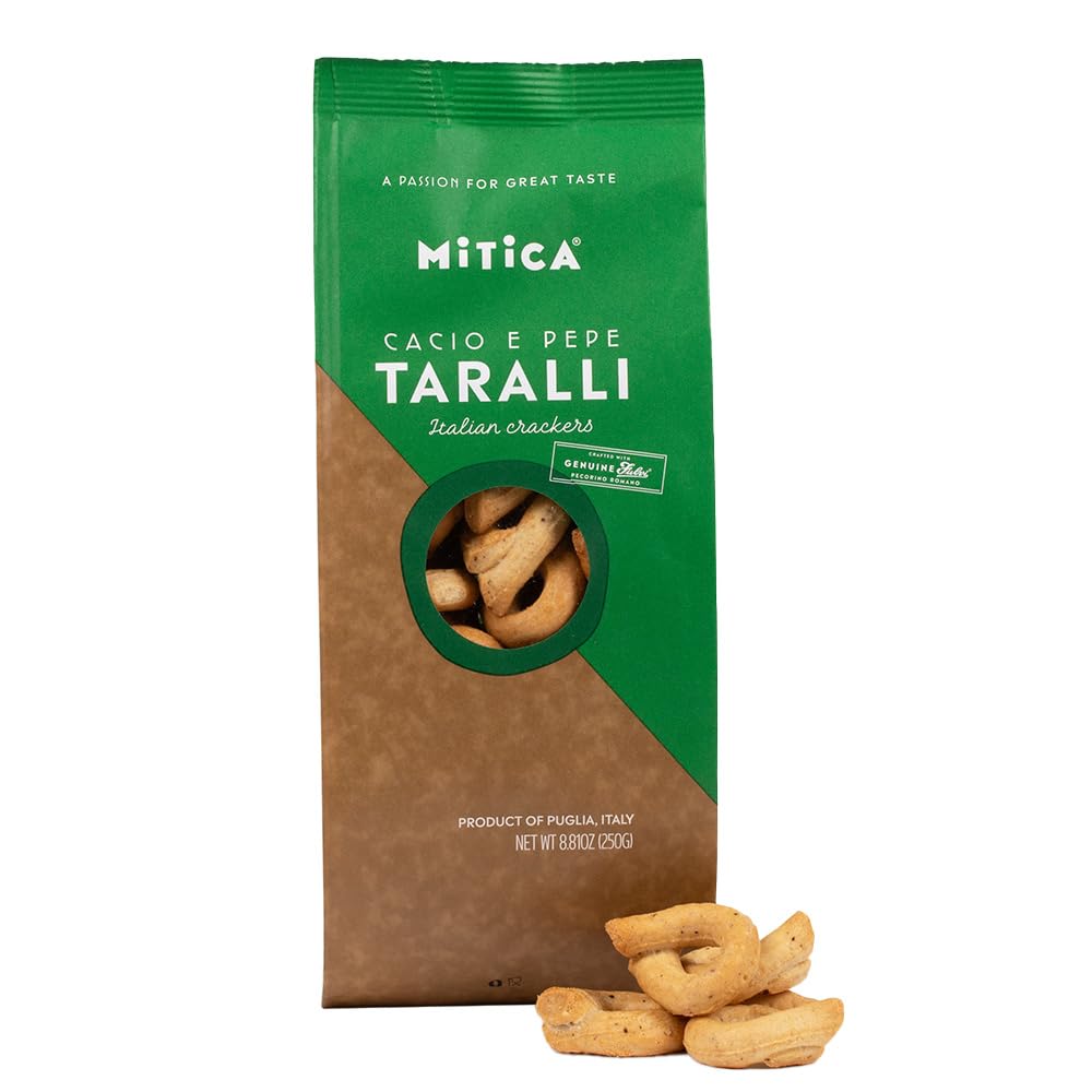 Mitica Taralli Cacio E Pepe, 8.81 OZ