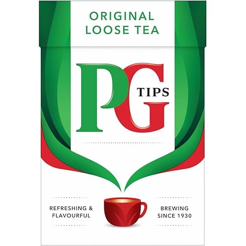 PG Tips Black Tea, Loose Tea, 8.8-Ounce Boxes (Pack of 6)