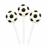 24-Count Soccer, Lollipop Sucker Candy Individually Wrapped Sports Themed Soccer, 24-Pack