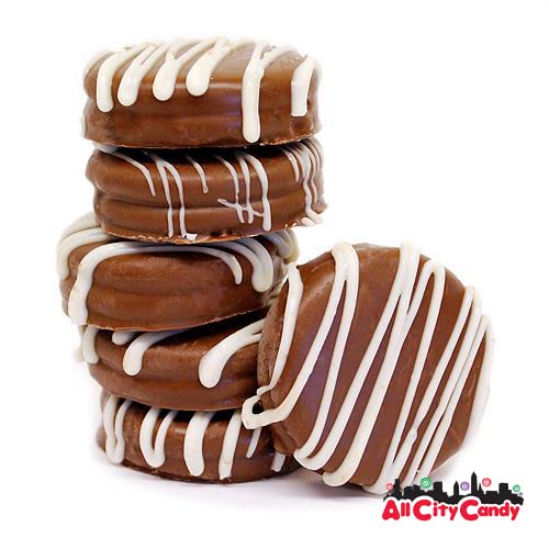 Dreamy Delight Gourmet Hand Dipped Chocolate Covered Pretzels and Cookies Baskets from All City Candy Small Batch Hand Dipped Treats