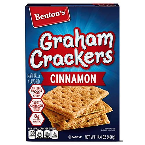 Benton's Naturally Flavored Cinnamon Graham Crackers - 2 Boxes (14.4 oz)