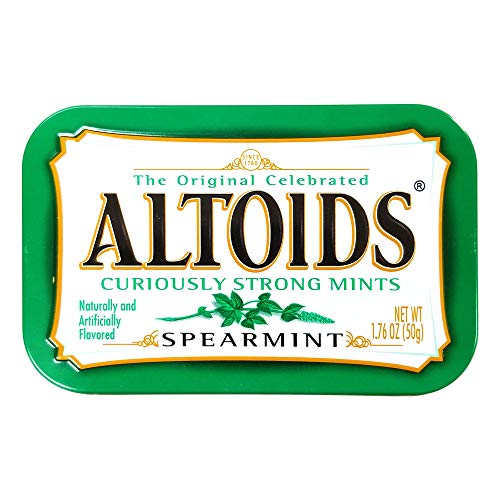 Altoids Spearmint Mints Single Pack, 1.76 Oz