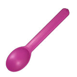 Yocup Eco-Friendly Wide Handle Spoon, Purple - 1000ct