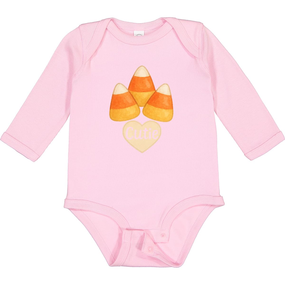 inktastic Candy Corn Cute Long Sleeve Creeper 18 Months 0080 Pink 46d33