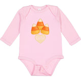 inktastic Candy Corn Cute Long Sleeve Creeper 18 Months 0080 Pink 46d33