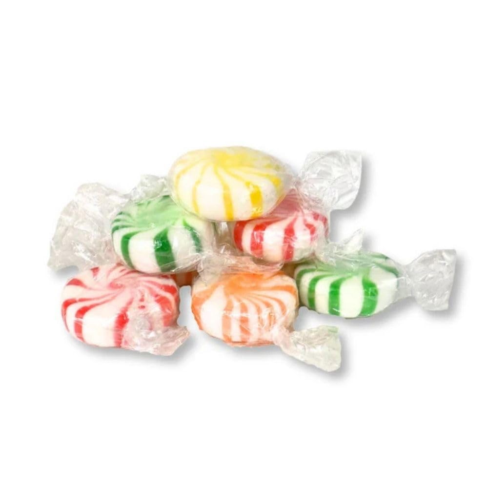 Assorted Starlight Hard Candy Mints Individually Wrapped Bulk Bag - 5 lb (Approx. 400 pieces)