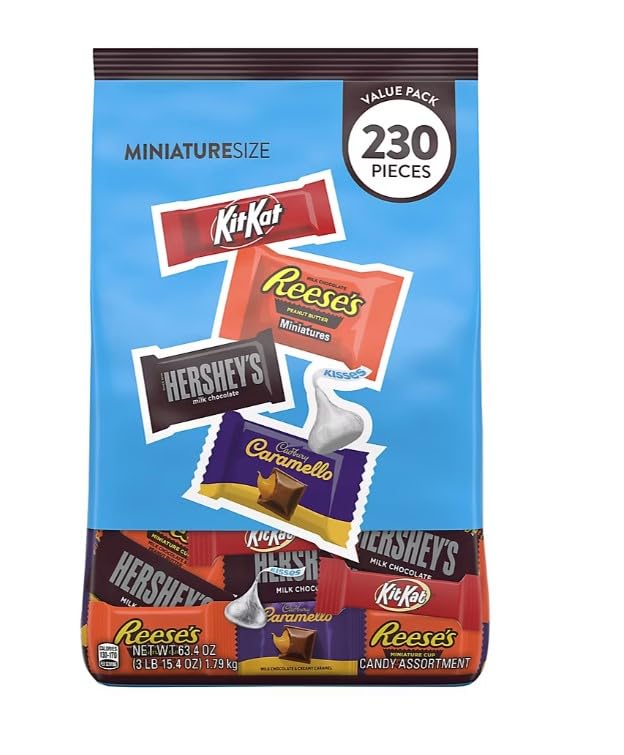 Hershey's Miniature Chocolate Assortment - 230 Pieces
