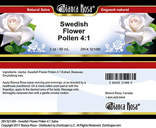 Bianca Rosa Swedish Flower Pollen 4:1 Salve (2 oz, ZIN: 521489)