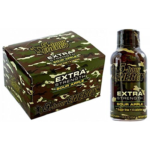 60 Pack - 5 Hour Energy Extra Strength - Sour Apple - 2oz.60