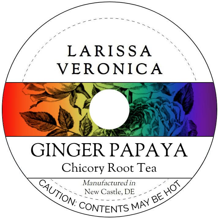 Ginger Papaya Chicory Root Tea (Single Serve K-Cup Pods) (12 pods, ZIN: 576932) - 2 Pack