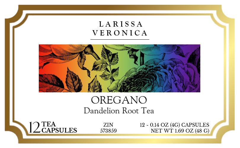 Oregano Dandelion Root Tea (Single Serve K-Cup Pods) (12 pods, ZIN: 573859) - 3 Pack