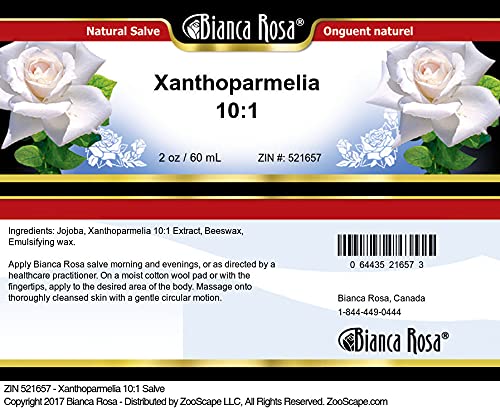 Bianca Rosa Xanthoparmelia 10:1 Salve (2 oz, ZIN: 521657) - 3 Pack