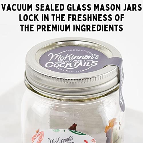 McKinnon’s Dry Craft Cocktails Dehydrated Fruits and Herbs, DIY Mixology, Infusion Kit, Mason Jar Serves 8 - 16 Drinks (Cucumber Cilantro, 1 Jar)