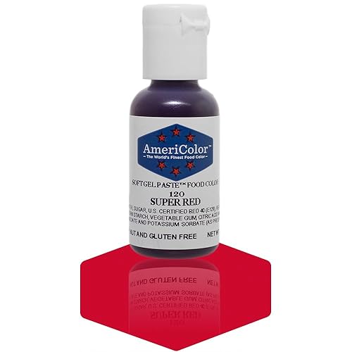 AmeriColor Super Red Soft Gel Paste, .75oz