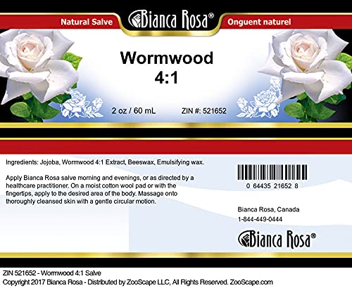 Bianca Rosa Wormwood 4:1 Salve (2 oz, ZIN: 521652) - 3 Pack