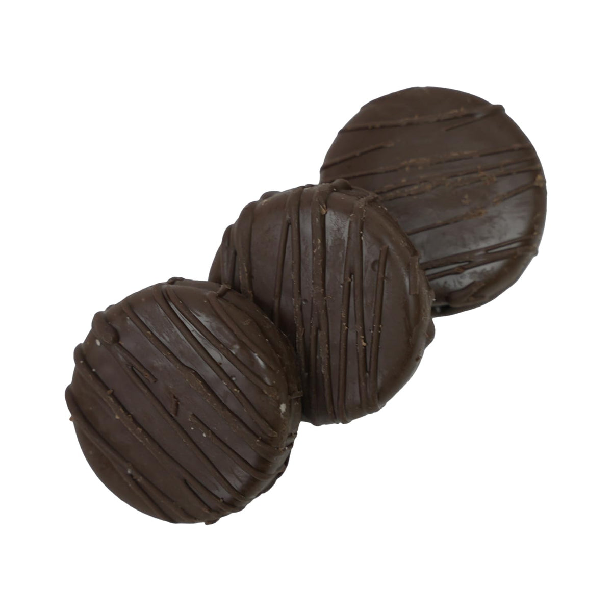 All City Candy Chocolate Covered "Sandwich-like-Cookies", Half Milk & Half Dark, 12-Piece Gold Gift Box, Hand-dipped gourmet treats for Corporate