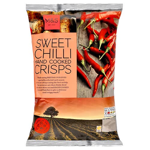 Marks and Spencer Handcooked Sweet Chilli Crisps 150g