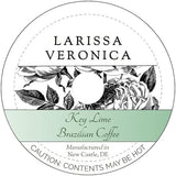 Key Lime Brazilian Coffee (Single Serve K-Cup Pods) (Gourmet, Naturally Flavored, Whole Coffee Beans) (12 pods, ZIN: 573250)