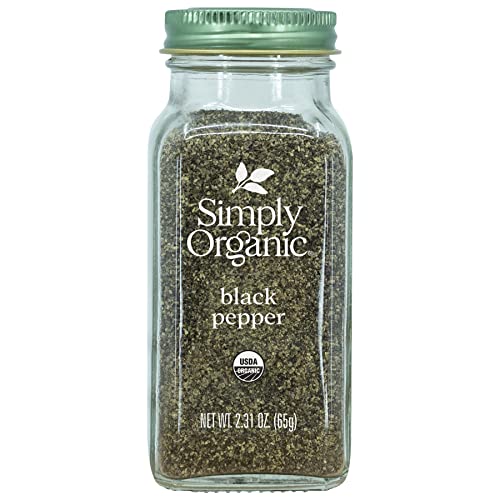 Simply Organic Black Pepper Medium Grind, 2.31 Oz