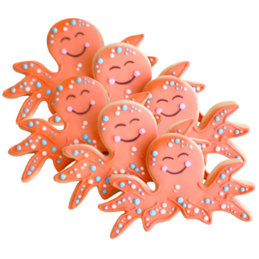 1 Dz. Whimsical Octopus Cookies