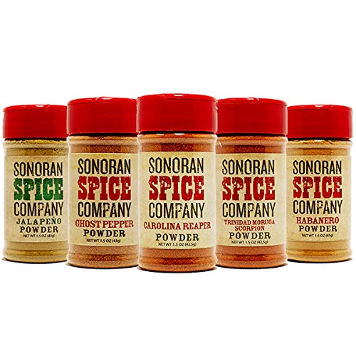 World's Hottest Pepper Powder 5 Pack