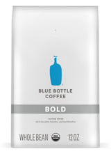 Blue Bottle Whole Bean Organic Coffee, Bold, Dark Roast, 12 Ounce bag (Pack of 6)