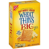 Wheat Thins Crackers, Big, 8 Oz (2 pack)