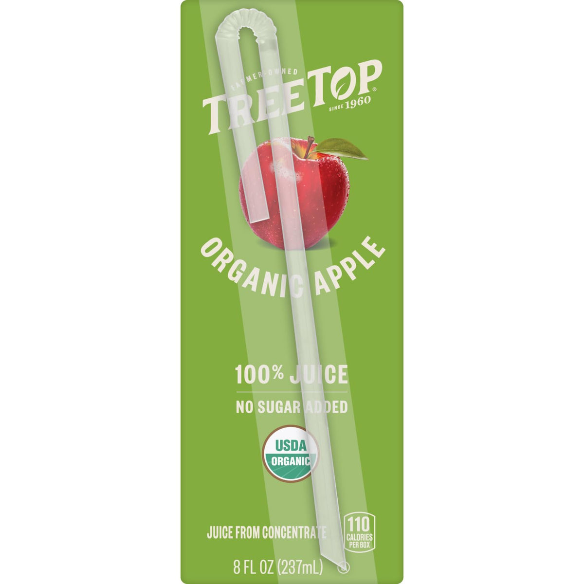 TREE TOP 100% ORGANIC APPLE JUICE - JUICE BOXES 6.75 OZ 3 Count (Pack of 1)
