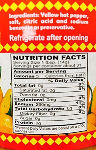 Aji Amarillo Pasta - Peruvian Hot Yellow Pepper Paste - Inca's Food 15.7oz 5 Pack_AB