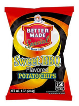 Better Made Special Potato Chips (Sweet BBQ) - 50 Pack - 50 x 1 oz. Bags - Crunchy, Individual Snacks Made from Fresh Potatoes - Family Owned