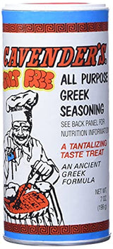 Cavenders, Seasoning Greek Salt Free, 7 Ounce