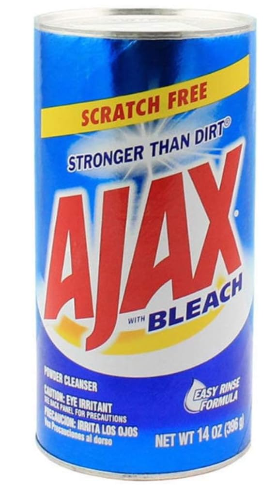 Ajax Powder Cleanser With Bleach, 14 Oz