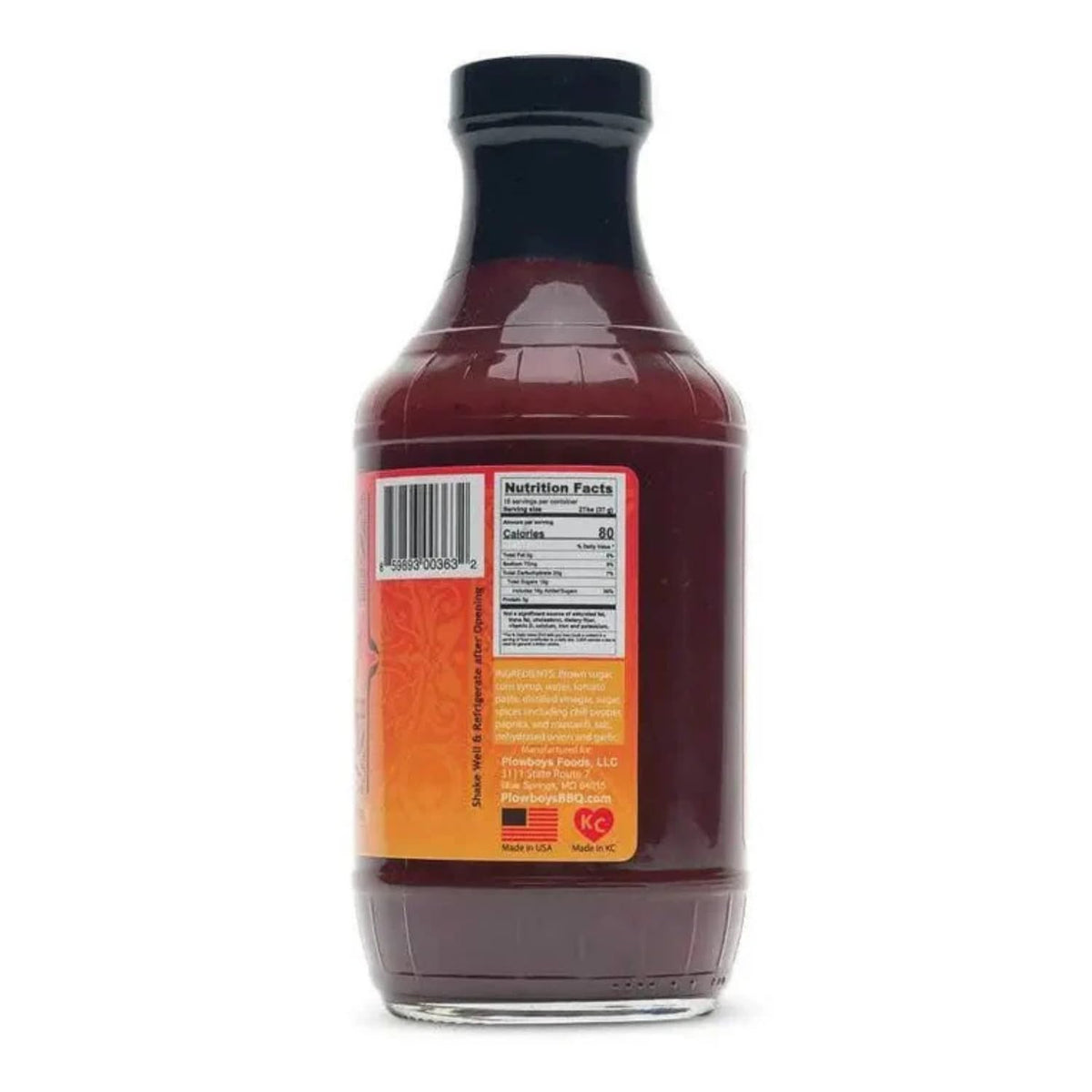 Plowboys BBQ Barbecue Sauce (En Fuego - 64 Fl Oz)