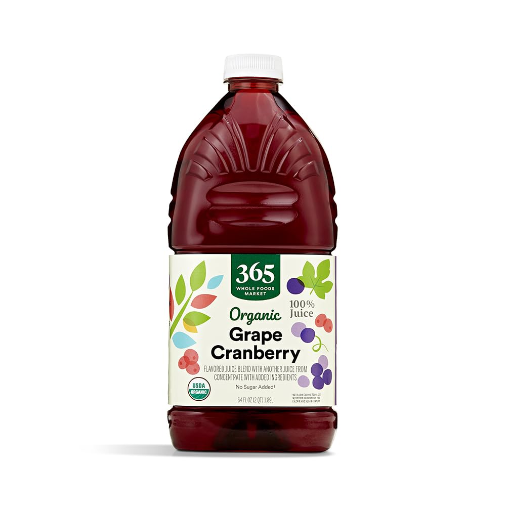 365 by Whole Foods Market, Organic Grape-Cranberry Juice Blend, 64 Fl Oz