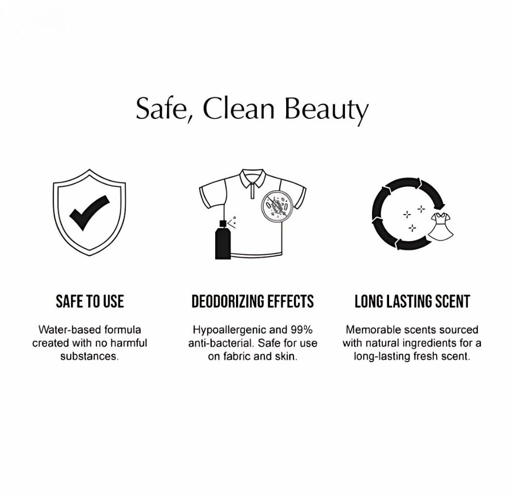 W.Dressroom No.02 Coco.Conut Dress & Living Clear Perfume (2.36 oz) - Fresh Scent for Clothes, Fabrics, Carpets & Rooms, Natural Odor Eliminator