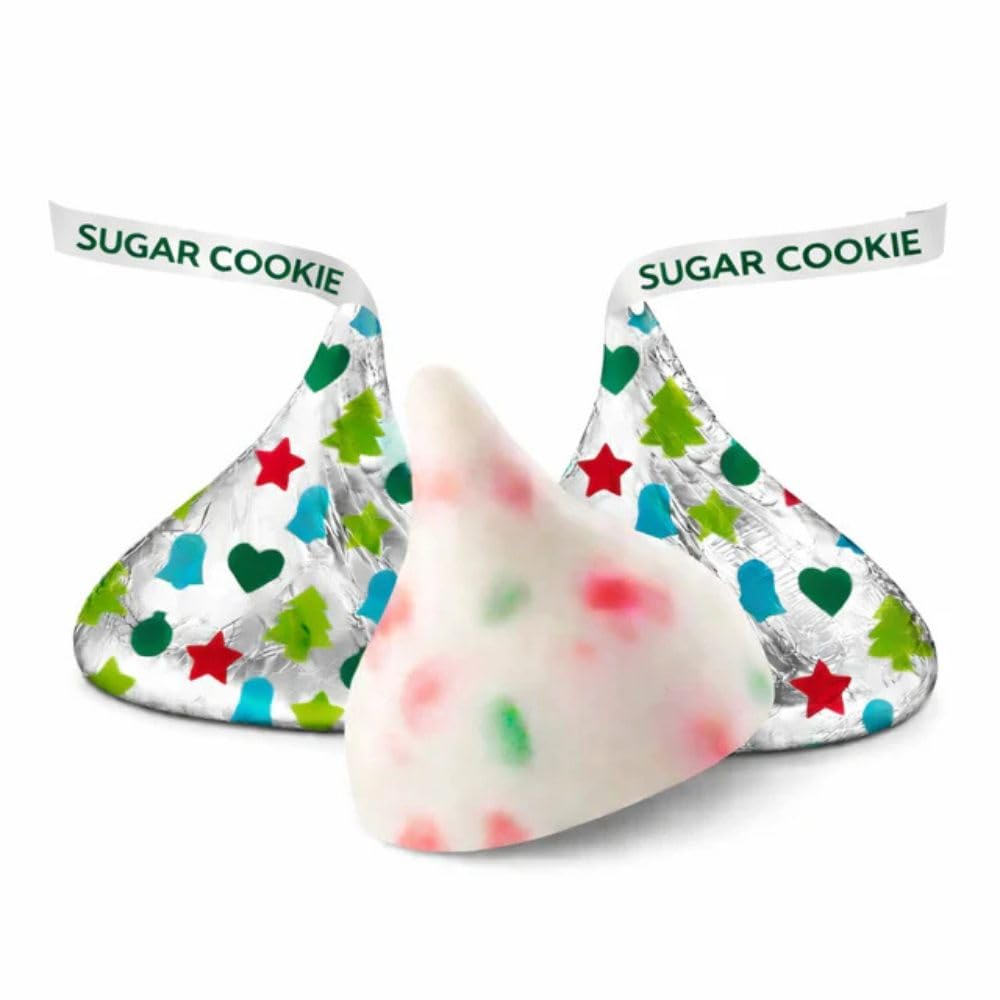 Sugar Cookie Flavored White Creme Candy Pieces with Cookie Bits Bulk Bag - 5 lb (Approx. 500 pieces)