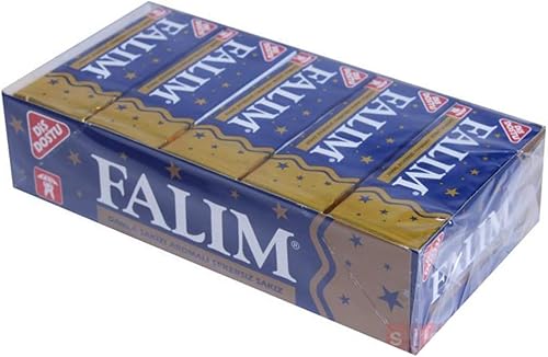 Sugarless Falim Plain Gum (20 Pack (100 Pieces)) by Falim