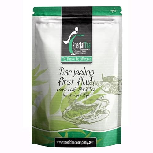 Special Tea Loose Leaf Black Tea, Darjeeling First Flush, 8 Ounce