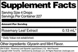 Rosemary Leaf Glycerite Liquid Extract (1:5) - Mint Flavored (1 oz, ZIN: 513231) - 3 Pack